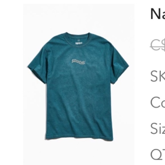 Naturalistic Embroidered Tee - Picture 4 of 4